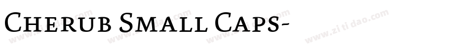 Cherub Small Caps字体转换